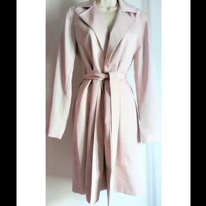 EXPRESS wrap front belted trench coat